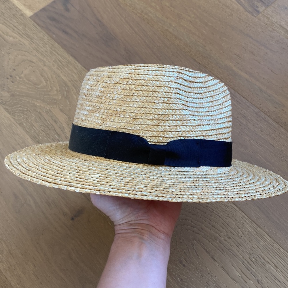 Lack Of Color Straw Rim Fedora - Picture 2 of 8